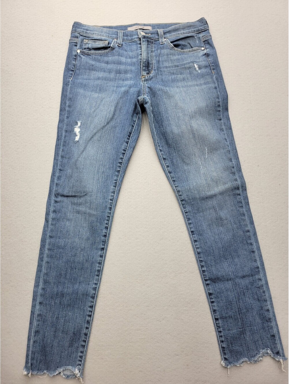 Joe's Jeans Women's Jeans Size 29 Blue Skinny Medium Wash Raw Hem